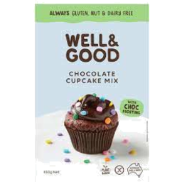 Photo of Well & Good Choc Cupcake Mix 450g