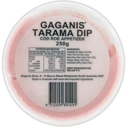 Photo of Gaganis Tarama Cod Roe Appetizer Dip 250g