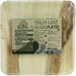 Photo of Eco/Life Palm Leaf Lg Sq Plate5p