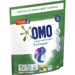 Photo of Omo Laundry Capsules 3in1 Odour Eliminator 28 Pack