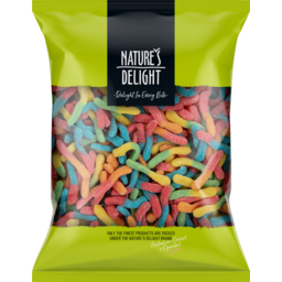 Photo of Natures Delight Sour Worms 600g