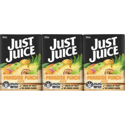 Photo of Just Juice Parad Punch 200 6pk