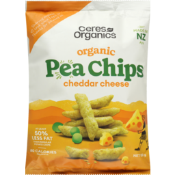 Photo of Ceres Organic Pea Chip Cheddar Cheese 100g