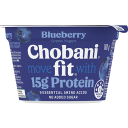 Photo of Chobani Fit Blueberry Greek Yogurt 160g