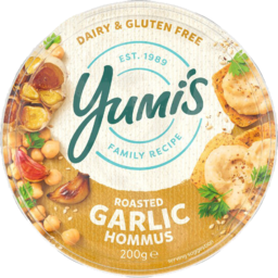 Photo of Yumis Dairy & Gluten Free Roasted Garlic Hommus Dip