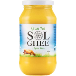Photo of Sol Ghee Grass Fed 450g
