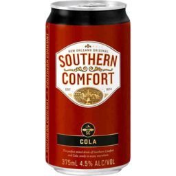 Photo of Southern Comfort & Cola Can 24x375ml