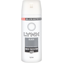 Photo of Lynx Antiperspirant Aerosol Black 165 Ml