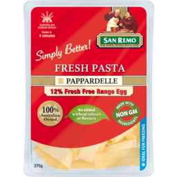 Photo of San Remo Fresh Pasta Pappardelle 375g