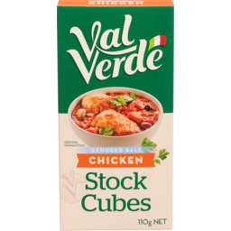 Photo of Val Verde Reduced Salt Chicken Stock Cubes 110g