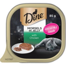 Photo of Dine Morsels In Jelly With Chicken Cat Food Tray