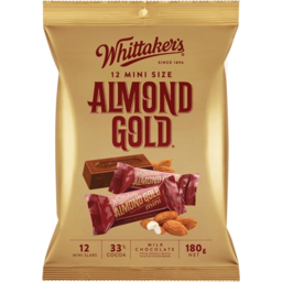 Photo of Whittaker's Chocolate Share Pack Almond Slab 12 Pack