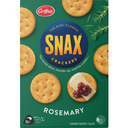 Photo of Griffins Snax Crackers Rosemary 225g