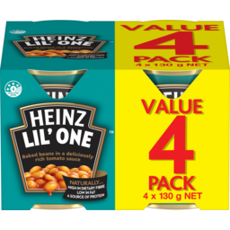 Photo of Heinz® Baked Beans In Tomato Sauce Value Pack 4x130g