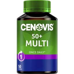 Photo of Cenovis 50+ Multi Vitamins & Minerals Once Daily Capsules 50 Pack