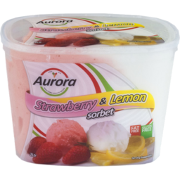 Photo of Aurora Strawberry & Lemon Sorbet