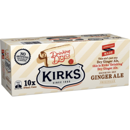 Photo of Kirks Dry Ginger Ale 10x375ml