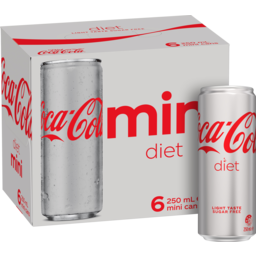 Photo of Coca Cola Diet 250ml 6pk