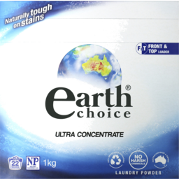 Photo of Earth Choice Top & Front Load Ultra Concentrate Laundry Powder 1kg