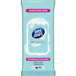 Photo of Wet Ones Be Gentle Sensitive Wipes 40 Pack