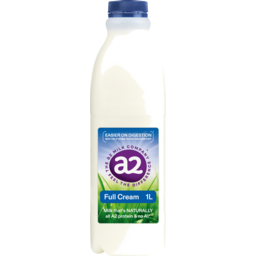Photo of A2 Full Cream Fresh Milk 1l