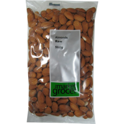 Photo of Nuts - Almonds Raw 500gm Market Grocer