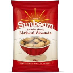 Photo of S/Beam Almonds Natural 130gm