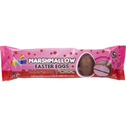 Photo of Rainbow Chocolate Mallow Eggs Raspberry 6 Pack