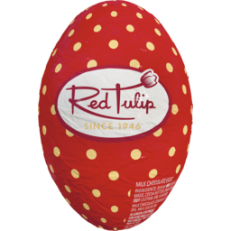 Photo of Red Tulip Easter Hollow Egg 50g