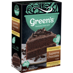 Photo of Green's Cake Mix Supreme Chocolate 630gm