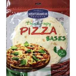 Photo of Meditteranean Bakery Pizza Bases 250gm