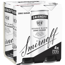 Photo of Smirnoff Ice Double Black Zero Sugar Can