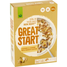 Photo of Select Great Start Cereal Almond & Cashews With Crunchy Clusters 400g