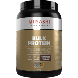 Photo of Musashi Bulk Protein Chocolate Milkshake 900g