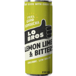Photo of Lo Bros Lemon Lime & Bitters Soda Can