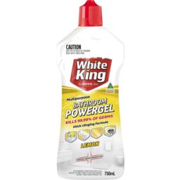 Photo of White King Bathroom Power Gel Lemon 750ml