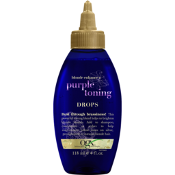Photo of Vogue Ogx Ogx Blonde Enhance + Purple Toning Drops For Blonde Coloured Hair 118ml 118ml