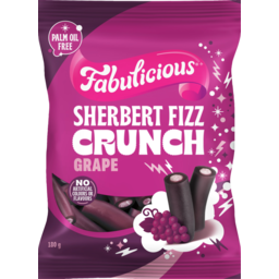Photo of RJ's Fabulicious Grape Sherbert Crunch 180g