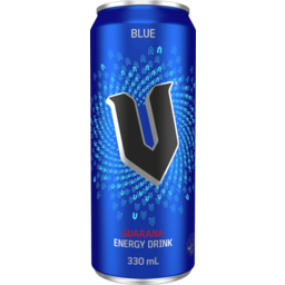 Photo of V Energy Drink Blue Guarana Energy Drink