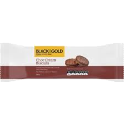 Photo of Black & Gold Choc Creme Biscuits140g 
