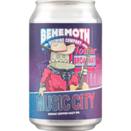 Photo of Behemoth Music City Mosaic Hopped Hazy IPA Can 330ml