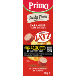 Photo of Primo Stackers Cabanossi, Tasty Cheese & Jatz