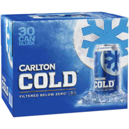 Photo of Carlton Cold Can 30pk 375ml