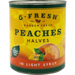 Photo of G Fresh Peaches Halves In Light Syrup