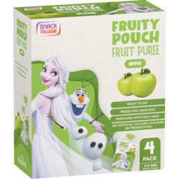 Photo of Snack Tacular Fruity Pouch Fruit Puree Apple Disney Frozen Ii 4 Pack X 90g