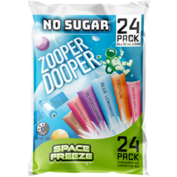 Photo of Zooper Dooper No Sugar 6 Flavours Flavoured Ice Confection Mix Tubes