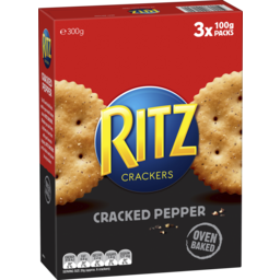 Photo of Ritz Cracked Pepper 3 X .0x100g