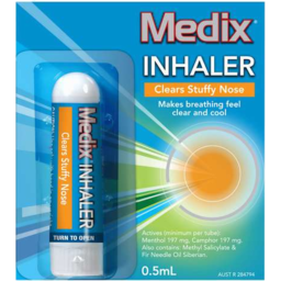 Photo of Medix Menthol Nasal Inhaler