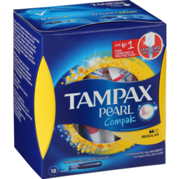 Photo of Tampax Pearl Compak Tampons Regular 18 Pack 18