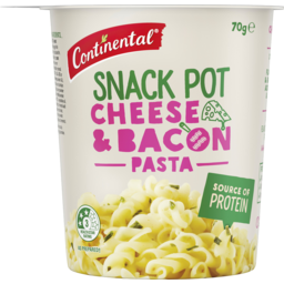 Photo of Continental Snack Pot Cheese & Bacon Pasta 70gr Serves 1 70